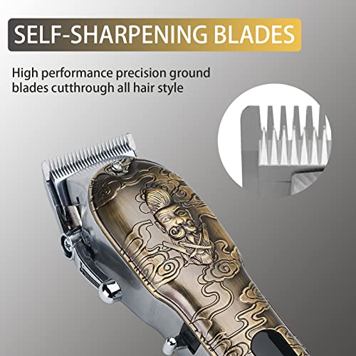 Lanumi Hair Clippers for Men Cordless Hair Trimmer Beard Trimmer /Nose Trimme...