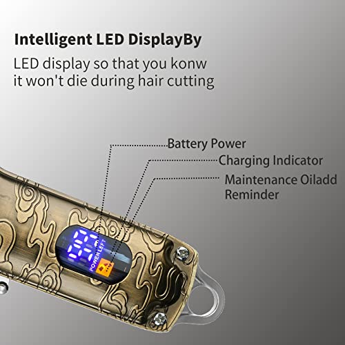 Lanumi Hair Clippers for Men Cordless Hair Trimmer Beard Trimmer /Nose Trimme...