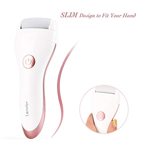 Lanvier Electric Foot Callus Remover, Rechargeable Pedicure Foot File Tool fo...