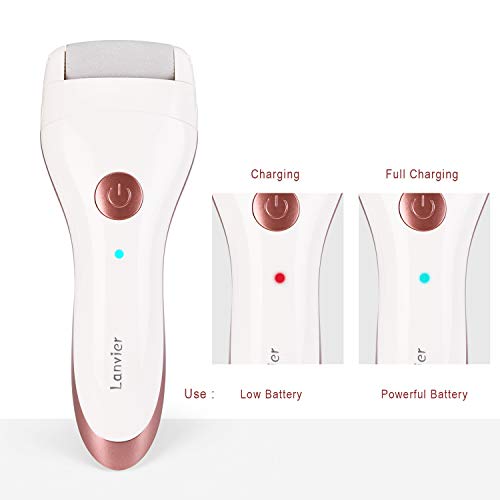 Lanvier Electric Foot Callus Remover, Rechargeable Pedicure Foot File Tool fo...