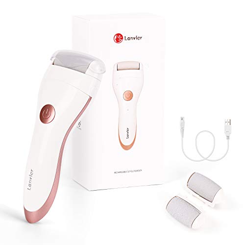 Lanvier Electric Foot Callus Remover, Rechargeable Pedicure Foot File Tool fo...