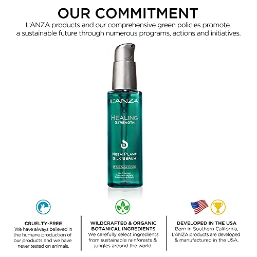 L'ANZA Neem Plant Silk Award–winning Healing Serum – Effortlessly Nourishes, ...