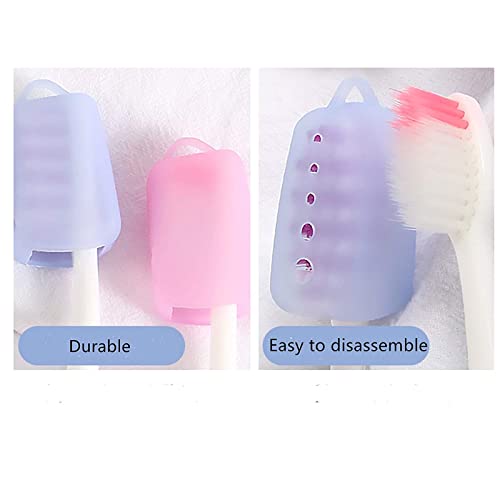 Lapfoon Toothbrush Covers, 5 Pcs Travel Toothbrush Cover Caps for Electric an...