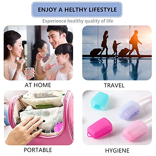 Lapfoon Toothbrush Covers, 5 Pcs Travel Toothbrush Cover Caps for Electric an...