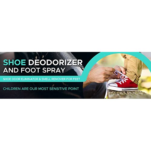 Lapitak Shoe Deodorizer and Foot Spray - Shoe Odor Eliminator & Smell Remover...