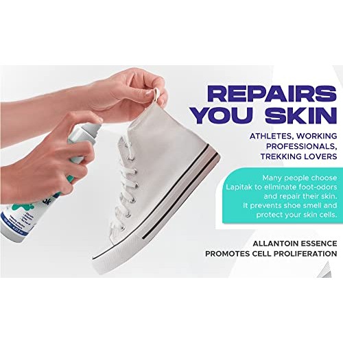 Lapitak Shoe Deodorizer and Foot Spray - Shoe Odor Eliminator & Smell Remover...