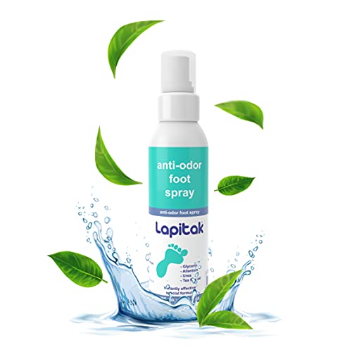 Lapitak Shoe Deodorizer and Foot Spray - Shoe Odor Eliminator & Smell Remover...