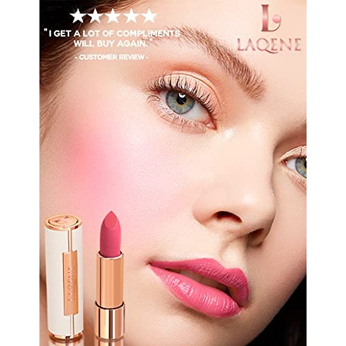 LAQENE Kissproof Rouge Lipstick - Show-Stopping: Looks Gorgeous on You - Silk...