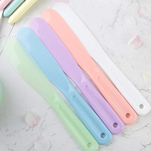 LARATH 5 Pieces Cosmetic Mask Mixing Spoon Spatulas Facial Cream Skin Care Br...