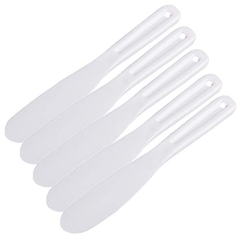 LARATH 5 Pieces Cosmetic Mask Mixing Spoon Spatulas Facial Cream Skin Care Br...