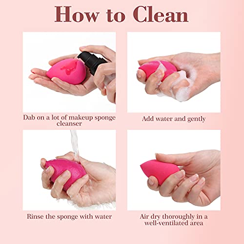 5Pcs Makeup Sponge Blender Beauty Set - Larbois Foundation Blending Beauty Sp...