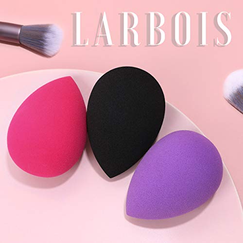 Makeup Sponges, Larbois 3-Pack Blender Beauty Foundation Blending Sponge, Pro...