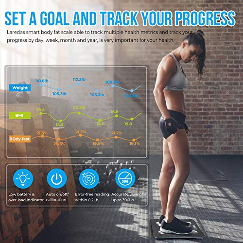 Scale for Body Weight, 24 Data Body Composition Bathroom Smart Scale 0.1 kg/0...