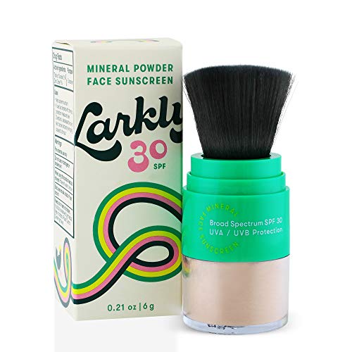 Larkly SPF 30 Mineral Powder Face Sunscreen with Zinc Oxide | Vegan and Reef ...