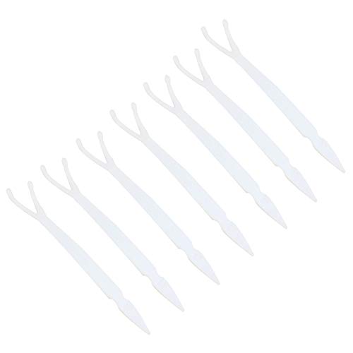 100 Pieces 2.87 Inch Eyelids Tape Forks Double Eyelid Tape Forks Plastic Doub...