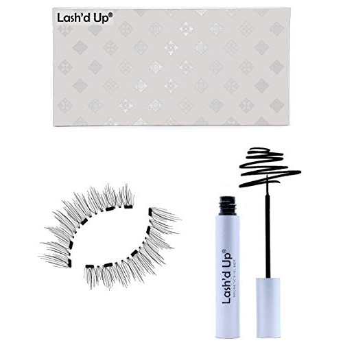 Lash'd Up Magnetic Eyeliner 3x Stronger with Magnetic Eyelashes Kit Natural R...