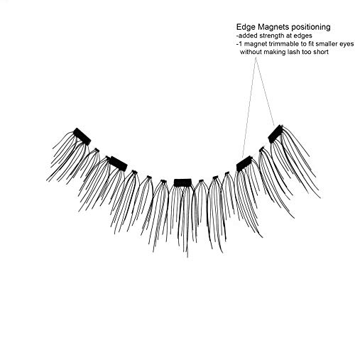 Lash'd Up Magnetic Eyeliner 3x Stronger with Magnetic Eyelashes Kit Natural R...