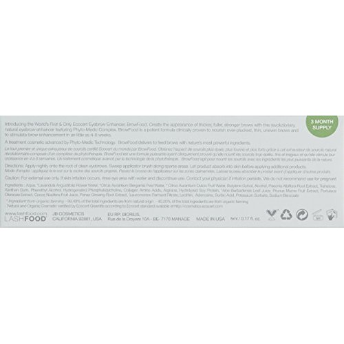 BrowFood 1 Count Phytol-Medic Natural Eyebrow Enhancer