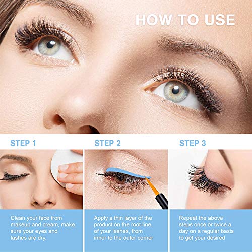 LashRay Eyelash Growth Serum and Eyebrow Enhancer, Lash boost Serum for Longe...