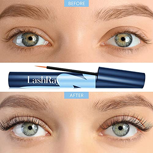 LashRay Eyelash Growth Serum and Eyebrow Enhancer, Lash boost Serum for Longe...
