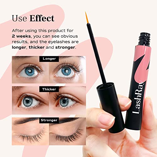 LashRay Eyelash Growth Serum and Eyebrow Enhancer, Lash boost Serum for Longe...