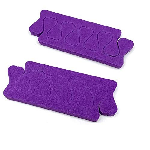 LASSUM 10 Pcs Soft Foam Finger Toe Separator Nail Art Manicure Pedicure Tools...