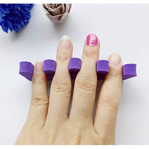 LASSUM 10 Pcs Soft Foam Finger Toe Separator Nail Art Manicure Pedicure Tools...