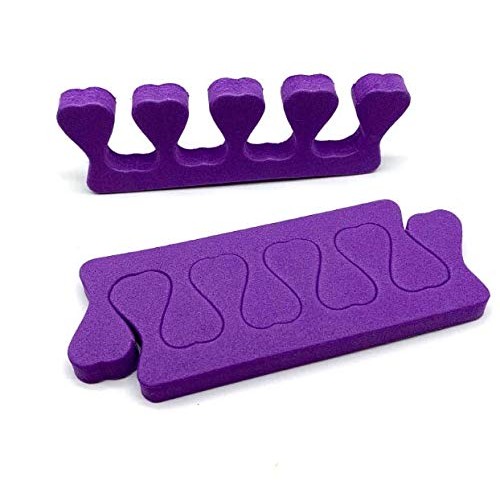 LASSUM 10 Pcs Soft Foam Finger Toe Separator Nail Art Manicure Pedicure Tools...