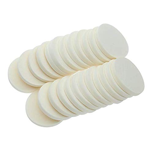 LASSUM 20PCS Round Powder Puff Makeup Sponge Blender For Makeup Application B...
