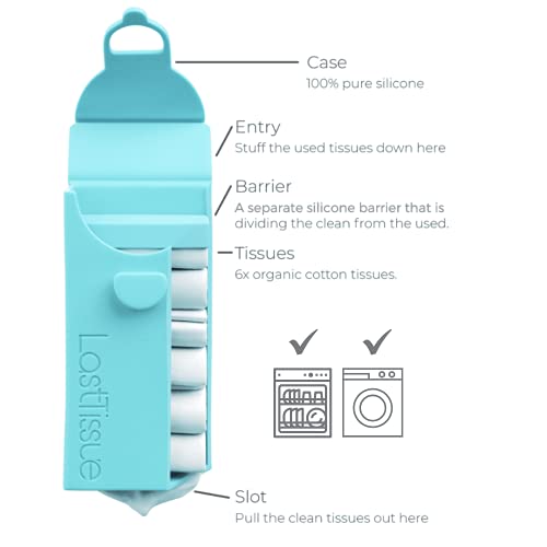 LastTissue Reusable Organic Tissue Pack - Eco Friendly and Sustainable Tissue...