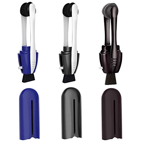 LATEFV, Black ,3 Count (Pack of 1) Eyeglass Cleaner Tool (3pc), Carbon Eyegla...