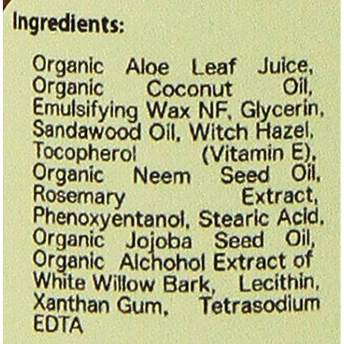 Best After-shave Balm, Sandalwood Scent, Premium Aftershave Lotion, Soothes a...