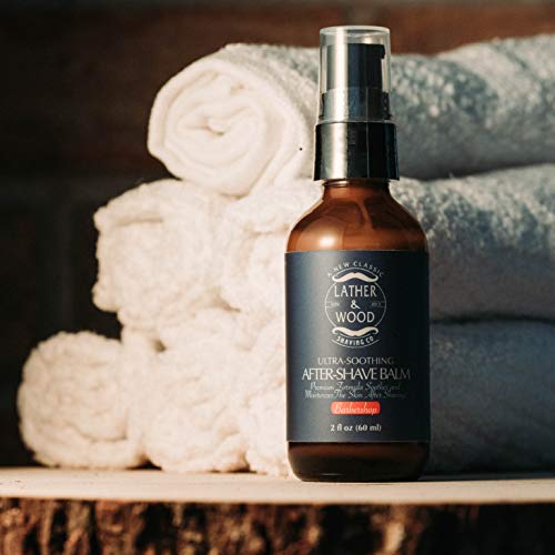 Lather & Wood Aftershave Balm - Barbershop