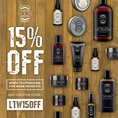 Lather & Wood Aftershave Balm - Barbershop