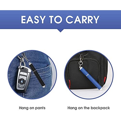 Lattliv 8 Pieces Portable Stainless Steel Toothpicks Holder Metal Reusable Ti...