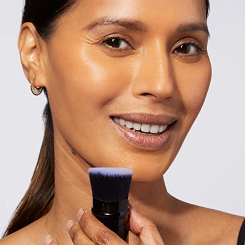 LAURA GELLER NEW YORK Retractable Black Kabuki Brush for Liquid, Cream and Po...