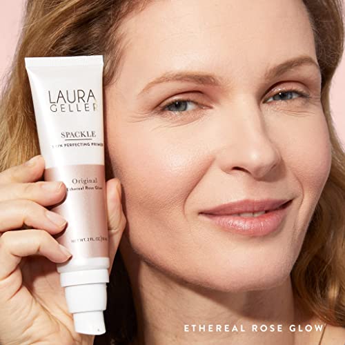 LAURA GELLER NEW YORK Spackle Skin Perfecting Sheer Rose Glow Makeup Primer w...