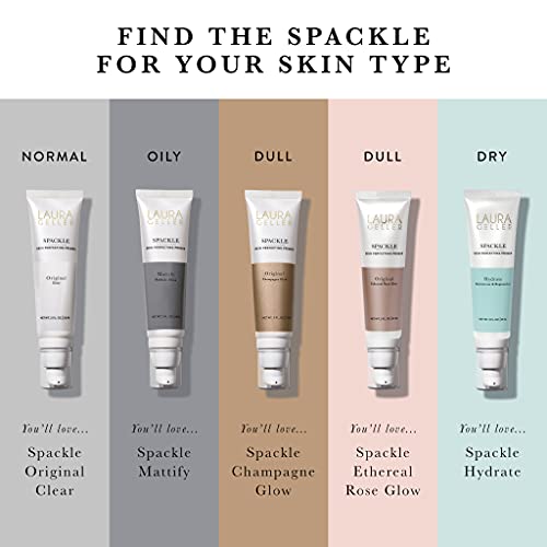 LAURA GELLER NEW YORK Spackle Skin Perfecting Sheer Rose Glow Makeup Primer w...
