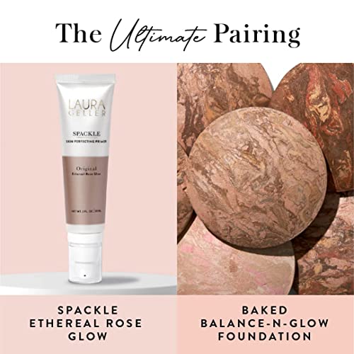 LAURA GELLER NEW YORK Spackle Skin Perfecting Sheer Rose Glow Makeup Primer w...