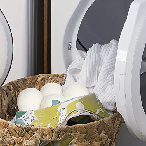 Lauterye Wool Dryer Balls 6-Pack, Reusable Natural Fabric Softener, 100% Made...