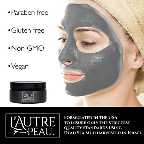 L’Autre Peau Dead Sea Mud Mask for Face & Body Facial Cleansing Clay Pore Red...