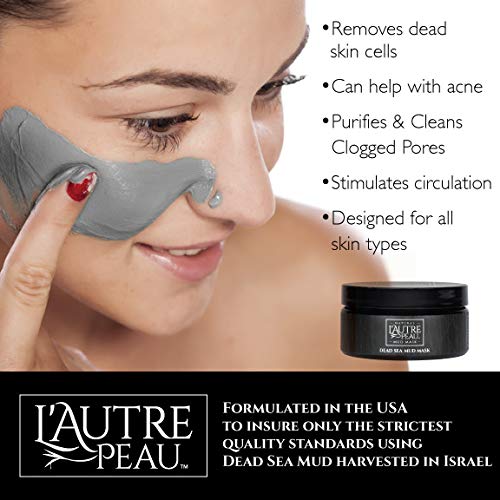 L’Autre Peau Dead Sea Mud Mask for Face & Body Facial Cleansing Clay Pore Red...