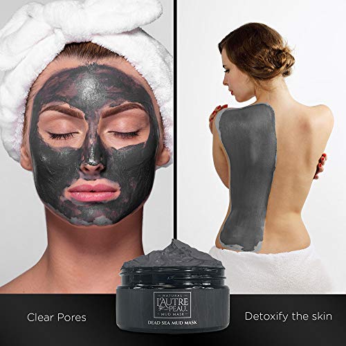 L’Autre Peau Dead Sea Mud Mask for Face & Body Facial Cleansing Clay Pore Red...