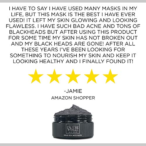 L’Autre Peau Dead Sea Mud Mask for Face & Body Facial Cleansing Clay Pore Red...