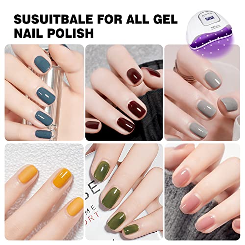 150W UV LED Nail Lamp, Professional Nail Dryer Gel Nail Polish Fast Curing Li...