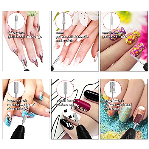 Professional Electric Nail Drill Machine Nails File Manicure Set Low Noise Vi...