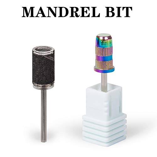 Lavinda Sanding Bands Nail Drill Bits 300Pcs Grits Electric File Nail Sanders...