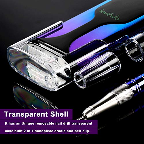 Professional Rechargeable Nail Drill Machine, Lavinda Cordless 35,000RPM Skys...