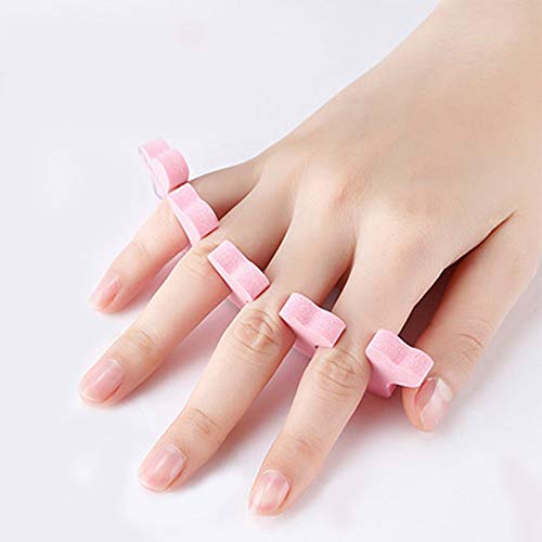Toe Separators,2 Pair Toe Separators Set,Soft Foam Toe Separators Pedicure，S...
