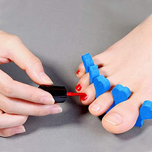 Toe Separators,2 Pair Toe Separators Set,Soft Foam Toe Separators Pedicure，S...
